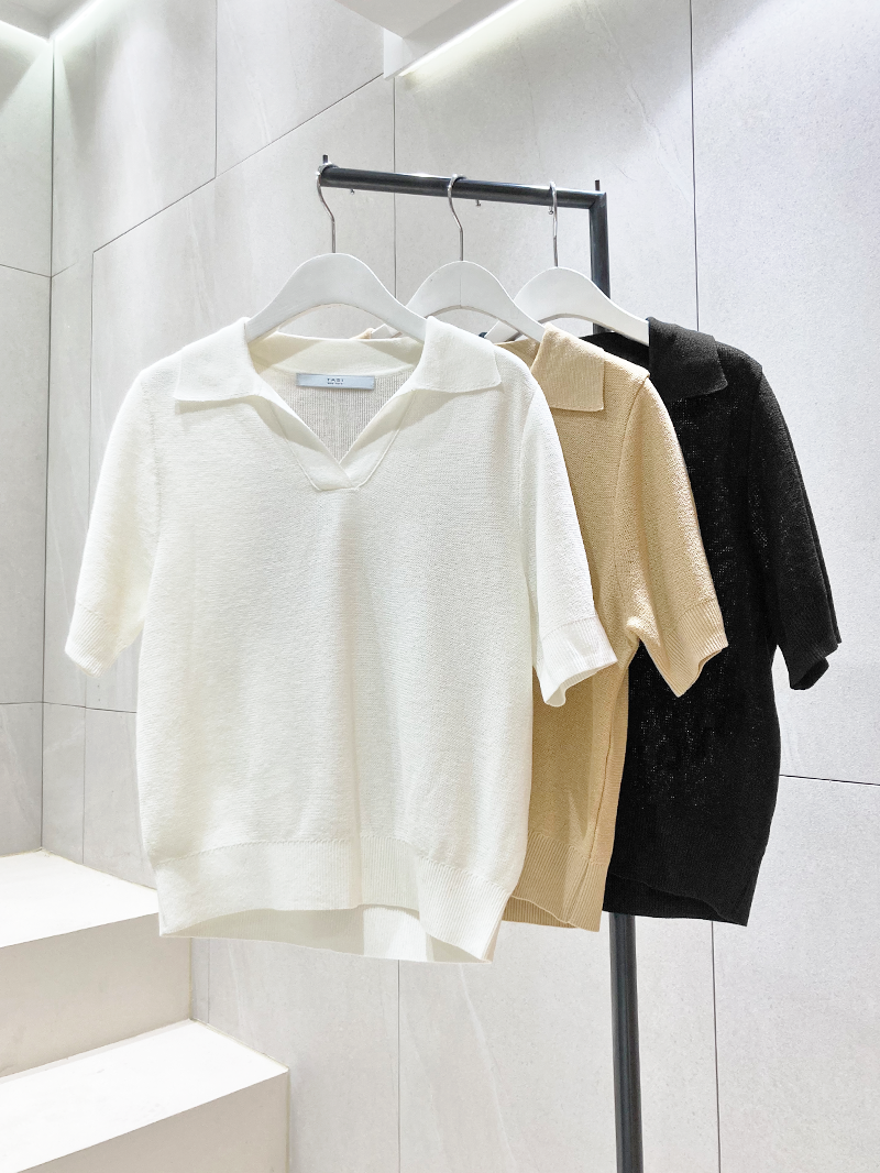 [Pre Order] Linen Blend Knit Top