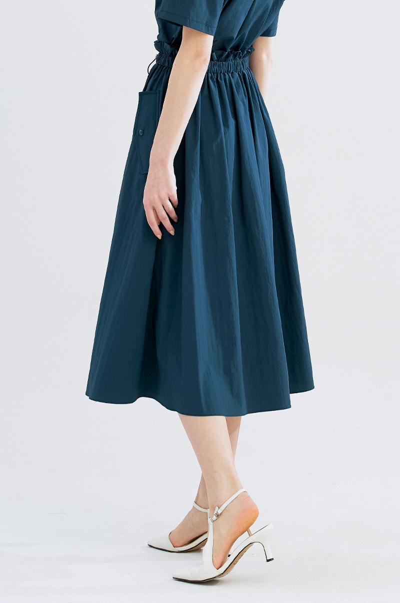 [Pre Order] Blend Shirred Skirt