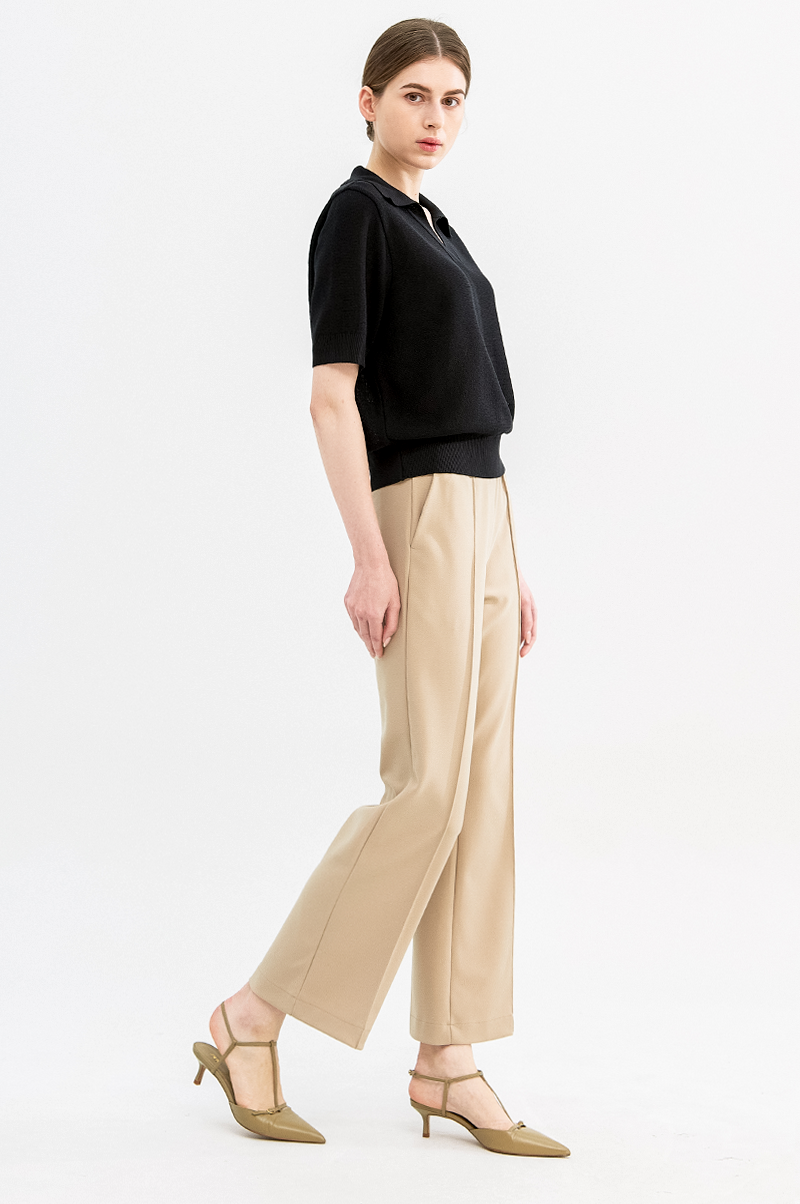 [Pre Order] Bootcut Pleated Pants